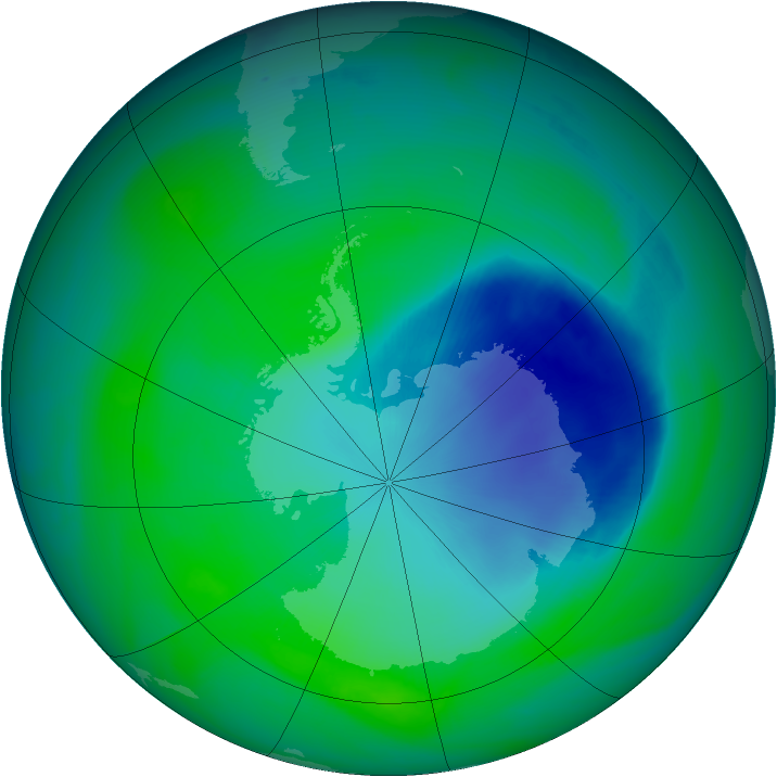 Ozone Map 2007-11-29
